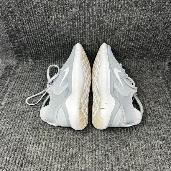 Nike Free RN 2018 Wolf Grey White Athletic Running Shoes Women’s 9.5 942837-003 - Picture 5 of 8